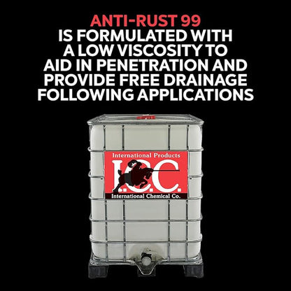 Anti-Rust 99 High-Performance Evaporative Solvent Rust and Corrosion Preventative; MIL C 16173 D Grade 3; 275 Gallons