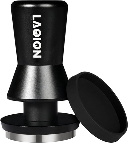 53.3mm Espresso Tamper, Coffee Espresso Accessories with Ergonomic Handle, Tamper Tool Espress Includes 15lb/25lb/30lb Replacement Spring, Coffee Tamper Fits for Breville 54mm Portafilters