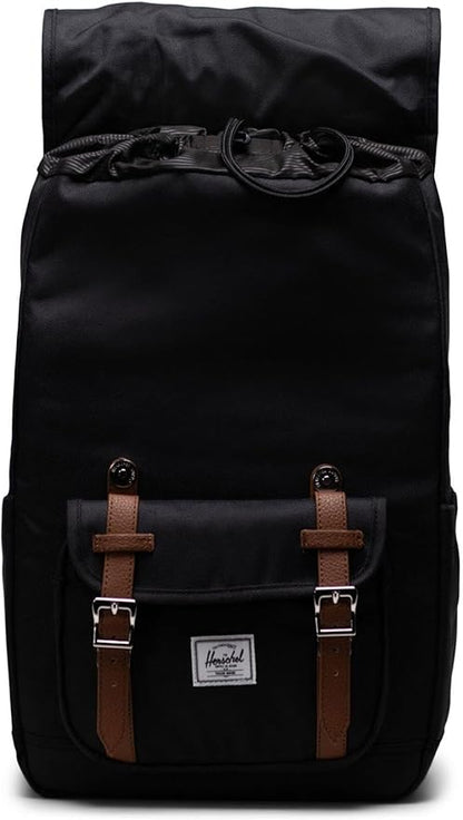 Herschel Supply Co. Little America Mid, Black, One Size