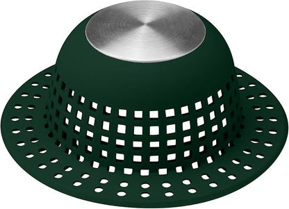 Shower Drain Hair Catcher, Bathtub Drain Cover Foldable Silicone Shower & Tub Protector for Pop-Up & Regular Drains