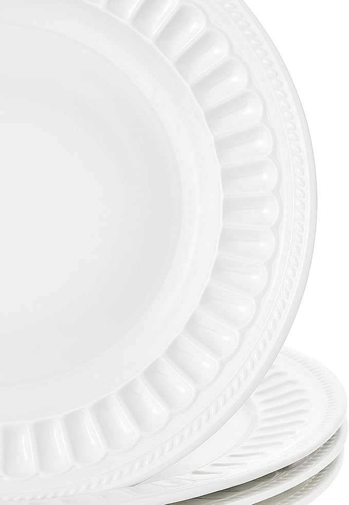kanthea Bone China Appetizer Plates Set of 4, Serving Dishes