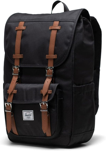 Herschel Supply Co. Little America Mid, Black, One Size
