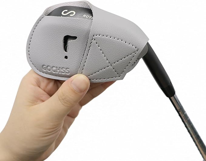 I Golf Iron Headcovers 10pcs PU Fit Both Right-Handed Clubs Golf Club Protector for Titleist Callaway Ping Taylormade Fit More Brands Golf Iron.