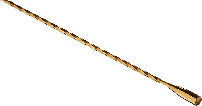 Barfly Cocktail Stirrer, Double End 13 3/16" (33.5 cm), Gold