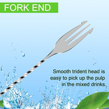 Bar Spoon Cocktail Mixing Stirrers, 12”