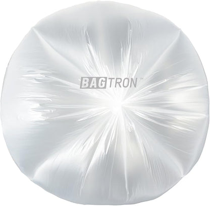 20-30 Gallon Trash Bags, 10 Micron High Density Garbage Can Liners Bulk, 30" x 37", Natural Clear, 500 Count