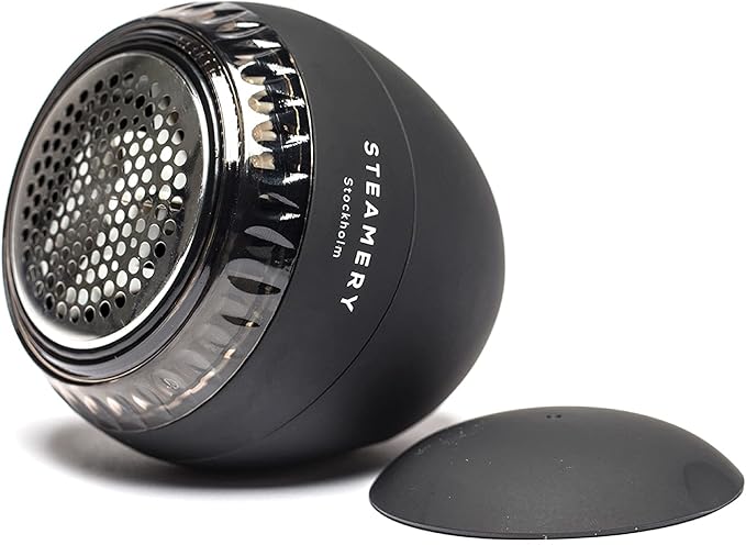 Steamery Fabric Shaver Pilo 1, Lint Remover for Pills and Bobbles, 5W, Portable, Rechargeable, Ergonomic, Scandinavian Design, Black