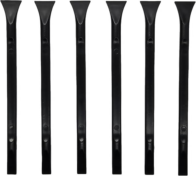 Tpyx Scraper Small Plastic Scraper Tool, Multi-Purpose Scraper Non-Scratch Cleaning Tool, Used in Narrow Spaces and Gaps, Perfect for Removing Oil Stains, Labels, Food, Dirt, Paint, Etc. (6pcs)