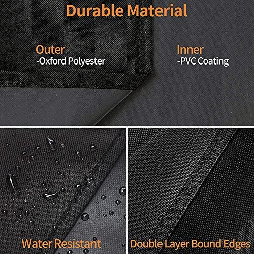 ZBXFCSH Heavy Duty 24 Inch Grill Cover Compatible with Cuisinart CGG-306, Royal Gourmet 24’’ Tabletop Griddle PD1301R/ PD1301S, Ninja OG751, Compatible with Pit Boss 75275 & PB336GS
