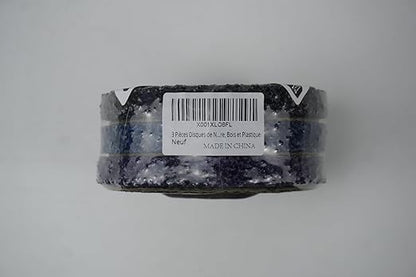 5" x7/8" Stripping Discs Rust Remover Wheel Remove Paint and Oxidation Poly Strip Wheel Disc Abrasive Angle Grinding Wheel - 3 Pack(Purple/Blue/Black)