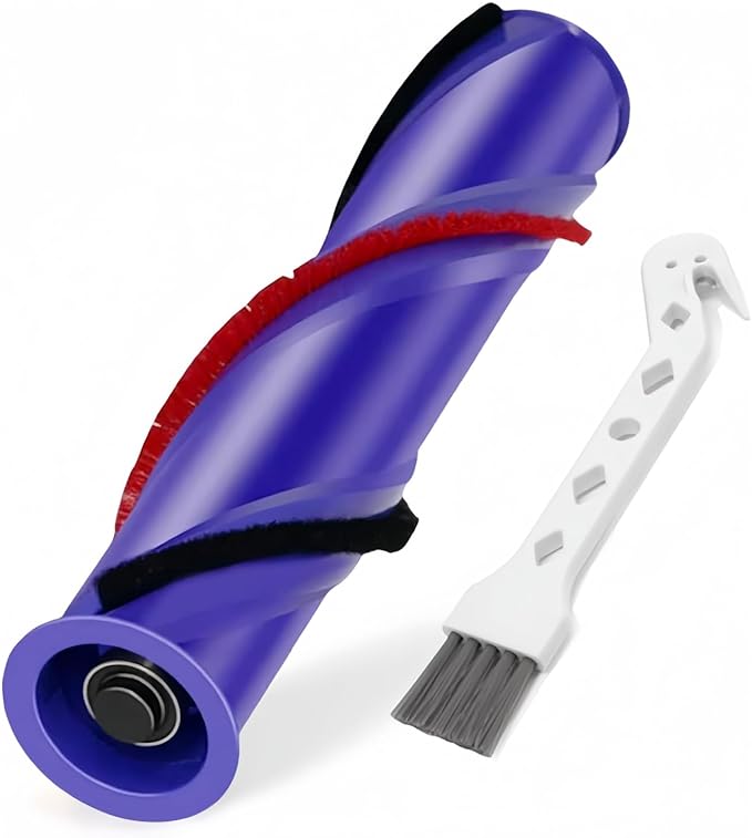 Brush Roller for Dyson V6 Vacuum Cleaner 966084-01 Replacement Bar Assembly, Compared to Part 966821-01 (4 Prong Drive & No Screw)