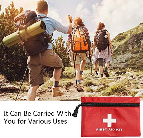 AOUTACC Mini First Aid Kit Empty, Travel Empty First Aid Kit Pouch Bag for Emergency at Home, Office, Car, Outdoors, Boat, Camping, Hiking(Bag Only)