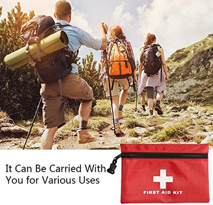 AOUTACC Mini First Aid Kit Empty, Travel Empty First Aid Kit Pouch Bag for Emergency at Home, Office, Car, Outdoors, Boat, Camping, Hiking(Bag Only)
