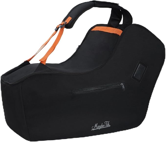 Infant Car Seat Travel Bag for Airplane Compatible with UPPAbaby MESA V2 and Base, Fits Nuna Pipa Car Seat and Base, Car Seat Carrier for Air Travel, Padded Carseat Cover for Airplane Travel