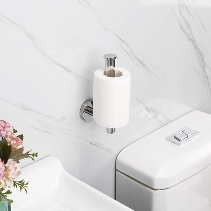 NearMoon Bathroom Toilet Paper Holder, Premium SUS304 Stainless Steel Rustproof Wall Mounted Toilet Roll Holder for Bathroom, Kitchen (10 Pack, Chrome Finish)