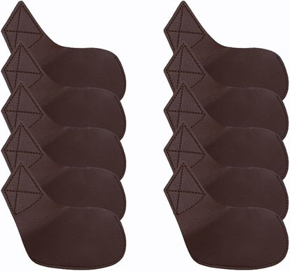 I Golf Iron Headcovers 10pcs PU Fit Both Right-Handed Clubs Golf Club Protector for Titleist Callaway Ping Taylormade Fit More Brands Golf Iron.