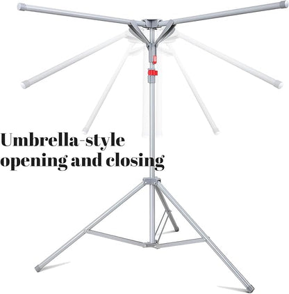 Clothes Drying Rack Foldable & Collapsible Drying Racks Large Capacity Space Saving Indoor Drying Rack for Bedroom,Balcony,Laundry for Indoor/Outdoor