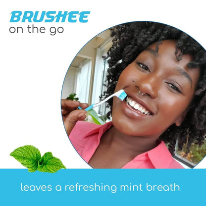 The Evolution of Oral Care | 4-in-1 Tool (Paste + Brush + Floss + Pick) | Individually Wrapped | Disposable | Prepasted Travel Toothbrushes | Small Adult Toothbrush - (24-Pack)
