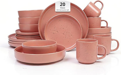 HomeVSS 20-Piece Dinnerware Set