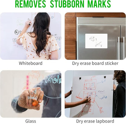 loukin Non-Toxic Whiteboard Cleaner, 8.5 fl oz Dry Erase Board Cleaner, Whiteboard Cleaning Spray with Cloth, Removes Stubborn Marks from Whiteboards
