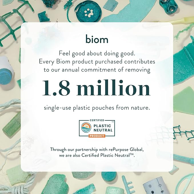 Biom Mini Dispenser + All-Purpose Wipes Starter Kit - Grapefruit Scented Cleaning Wipes | Fits in Car Cup Holder | Biodegradable Plant-Based Cleaner | Kid & Pet Friendly, Natural, Non-Toxic (Lilac)
