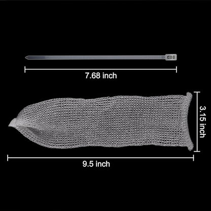 Sumind 30 Pack Nylon Lint Trap Washing Machine Lint Fabric Mesh Snare Washer Lint Catcher with 30 Pack Cable Ties