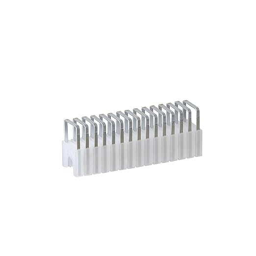 Arrow 591168 Genuine T59 Steel 1/4-Inch by 1/4 Crown Width Insulated Staples for Cable and Wiring, Clear, 300 Count