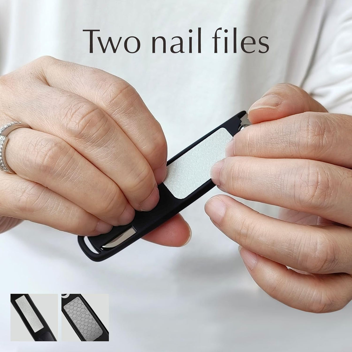 Konovo Nail Clippers for Women Travel, Nail Clippers with File, Fingernail Clippers for Girls