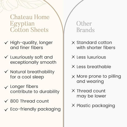 100% Cotton Sheets California King Size Sheets Set, Cal King Sheet Set, 800 Thread Count Sateen Weave Luxury Hotel Sheets, Naturally Cool Long Staple Egyptian Cotton, No Pilling & Shrink - Silver