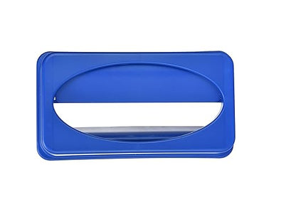 Alpine 23 Gallon Slim Trash/Recycling BIN Swing LID Blue