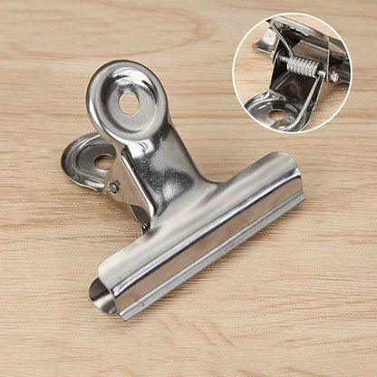 18 Pack Stainless Steel Chip Bag Clips Heavy Duty Food Bags Clamp Clips for Kitchen Office School (2In)