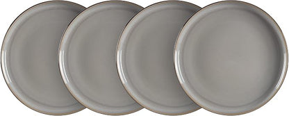 Euro-Nordic Stoneware 20pc Dinnerware Set, Reactive Glaze