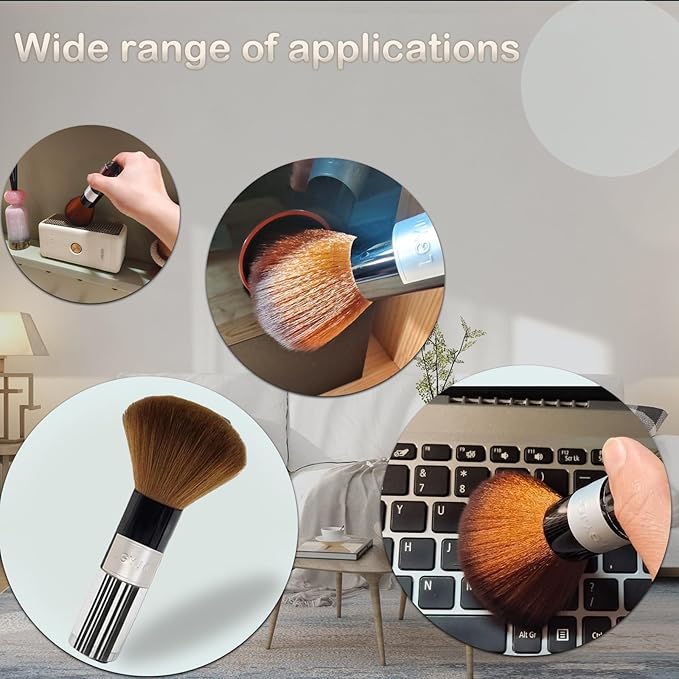 Car Interior Dusting Brush Dust Sweeping Soft Bristle Brush for Car Interior Dash Duster Small Dust Cleaning Brush for Car Vent Dust Remover Microfiber Mini Duster for Car Detailing Brushes
