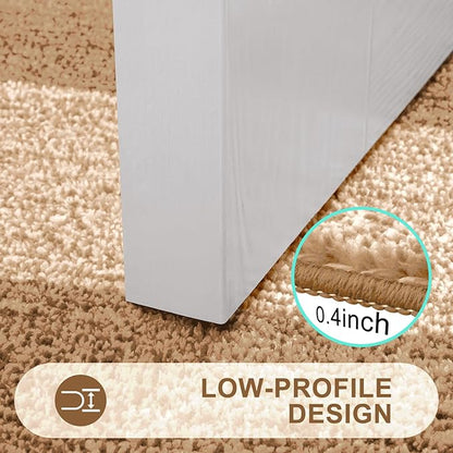 Kitinjoy Indoor Outdoor Door Mat, 40x32 Non-Slip Absorbent Dirt Trapper, Low-Profile Washable Inside Entrance Front Floor Mat, Sturdy Soft Entry Doormats for Entryway, Camel