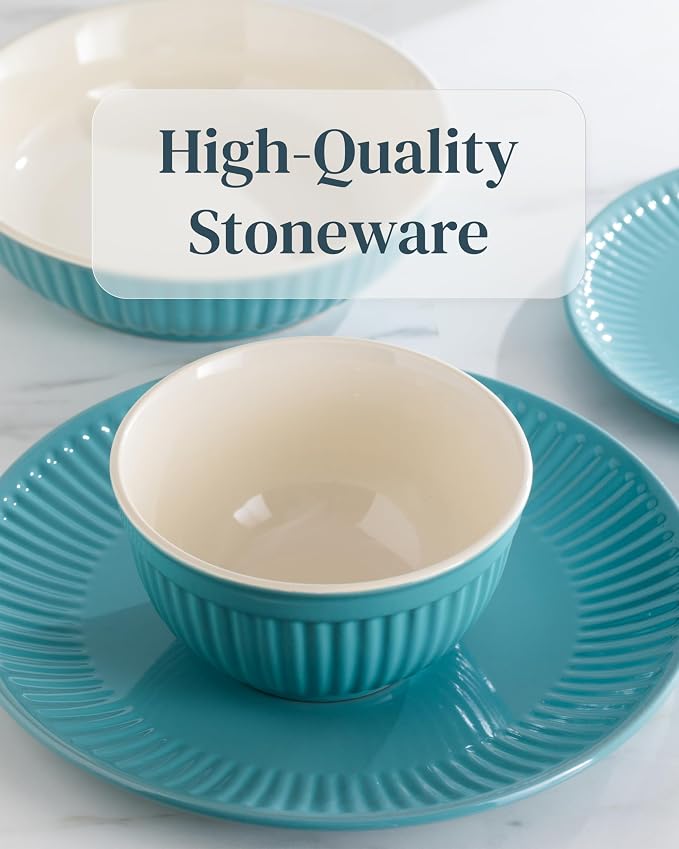16 Piece Stoneware Dinnerware Set