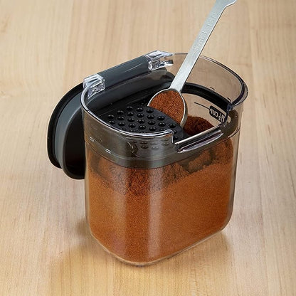 Progressive PKS-401 1.5 Cup Mini Prokeeper+ Airtight Silicone Seal Storage Container Great For Spices & Baking Acessories (2- Piece)