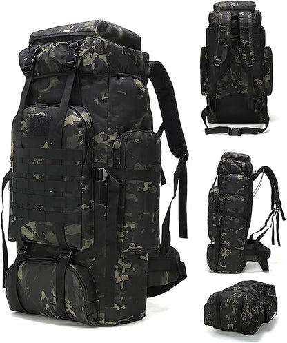 King'sGuard 70L Camping Hiking Backpack Tactical Backpack Military Molle Rucksack Backpack for Outdoor