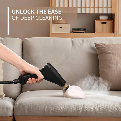 Kuvictewl Handheld Steam Cleaner for Home & Car, Multi-Steam Settings with 15s Fast Heat-Up, 250°F Deep Cleaning for Kitchen/Bathroom/Floors (Model-2025)