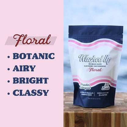 Laundry Detergent Powder | Safe for Sensitive Groups | Powerful Clean | Plant & Mineral-Based | Made in USA