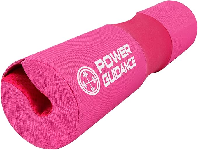 POWER GUIDANCE Barbell Squat Pad - Neck & Shoulder Protective Pad Anti-Skid Points for Squats, Lunges, Hip Thrusts, Weightlifting - Fit Standard and Olympic Bars