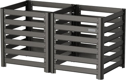 Vego Garden 32" Tall Modular Compost Bin 60" x 30" x 32"