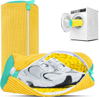 Shoe Bag for Washing Machine 2PCS, Reusable Laundry Shoe Bag for Washer & Dryer-Durable, All-Round Protection for Sneakers, Trainers, Casual Shoes