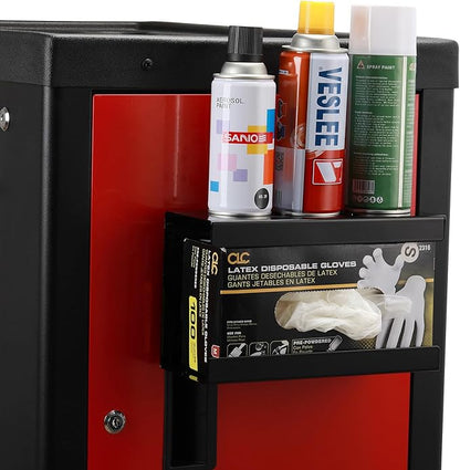 EMENTOL 4PCS Magnetic Glove/Tissue Dispenser Holder Set, Black Glove Dispenser Wall Mount, Mount Onto Tool Box or in Workshops