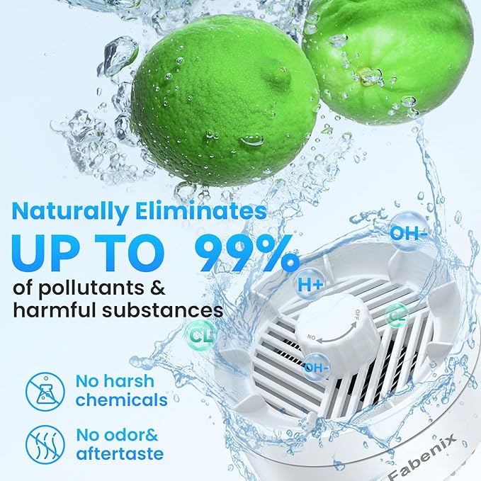 Fruit and Vegetable Washing Machine. Rotatable Fruit and Vegetable Purifier. The Fruit Cleaner Device Automatically Turns on in The Water. Use Water Rotator and OH ion Purification Technology