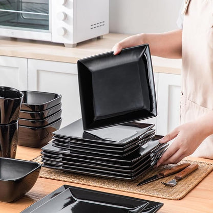 vancasso Soho Dinnerware Sets 24 Pieces, Dinner Plate, Cups and Plates Sets
