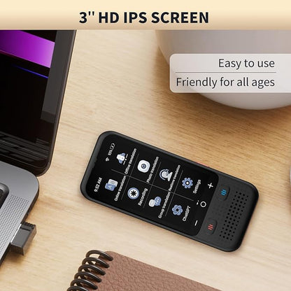 Language Translator Device, Upgraded ChatGpt AI Translator No WiFi Needed, 138 Languages Two Way Real-Time Voice Translation, Offline&Recording&Photo Translation for Travel Business Learning