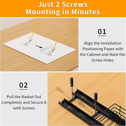 RCHYFEED Pull Out Spice Rack Organizer for Cabinet,Slide out Spice Organizer for Inside Cabinets,Heavy Duty Spice Organization for Kitchen and Pantry,Seasoning,Sauces(1-Tier,4.5" Wx10.5 Dx2.5 H)