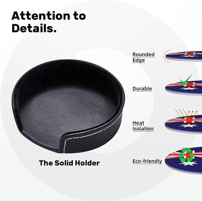 Australian Flag, Coasters for Drinks