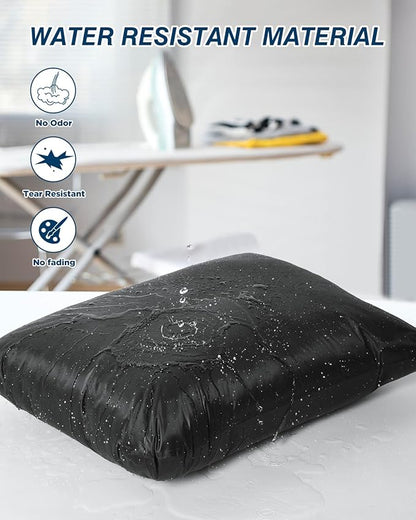 OTraki 2Pcs Large Laundry Bags 24x32 inch Wet Dry Bag Reusable Waterproof bag with Zipper Wet Clothes Blanket/Bedding/Coat/Sweater Organize Machine Washable for Home Travel Hotel Camping, Black