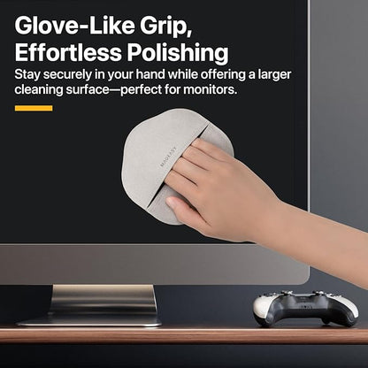 MAGEASY Microfiber Cleaning Cloth for Screens of Laptops, Notebooks, Tablets, TV, Monitors and Smartphones - Premium Polishing Cloth